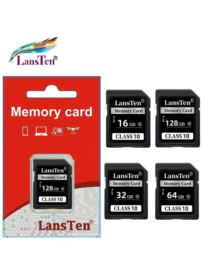 LansTen 16GB High Speed Class 10 Memory Card 4K Video Support For Camera Smartphone - Image 1